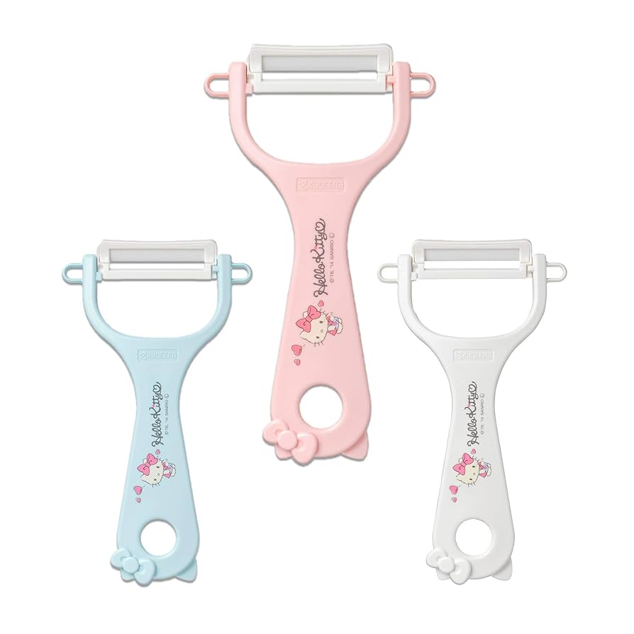 ハローキティ キッチン ピーラー 皮向き器 レトロ レア 他３点 まとめ売り ⑤ Amazon｜京セラ セラミックピーラー キティデザイン 1コ